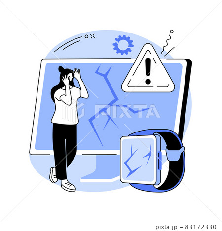 Defective product abstract concept vector illustration. Defective product abstract concept vector illustration. 83172330