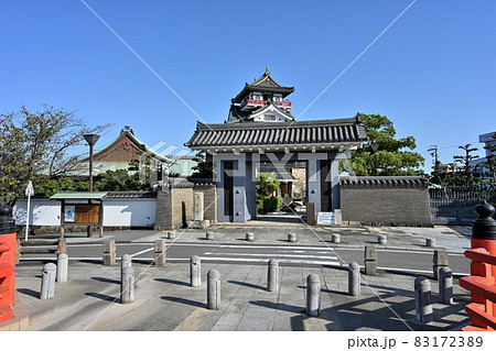 快晴の清須城 天守閣とその周辺施設 快晴の清須城 天守閣とその周辺施設 83172389