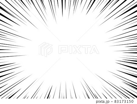 集中線 放射線少なめ 83173150