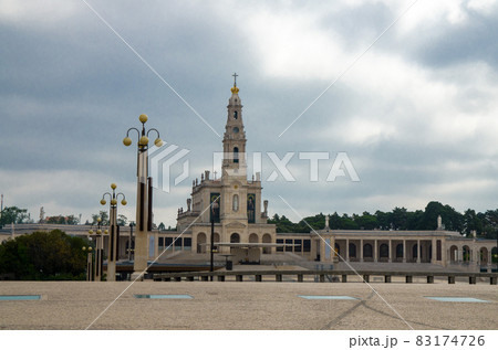 Portugal, Fatima Church, Holy Trinity Basilica Fatima, crucifix cross modern art Portugal, Fatima Church, Holy Trinity Basilica Fatima, crucifix cross modern art 83174726
