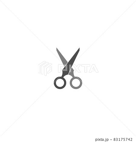 Scissor icon ilustration template 83175742