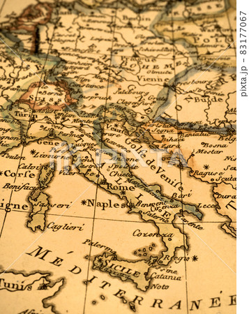 アンティークの世界地図 イタリア アンティークの世界地図 イタリア 83177067