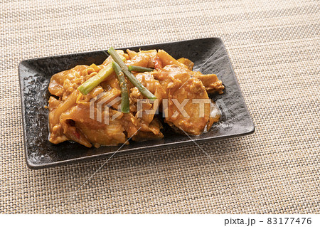 豚肉と長芋の辛味噌炒め 豚肉と長芋の辛味噌炒め 83177476