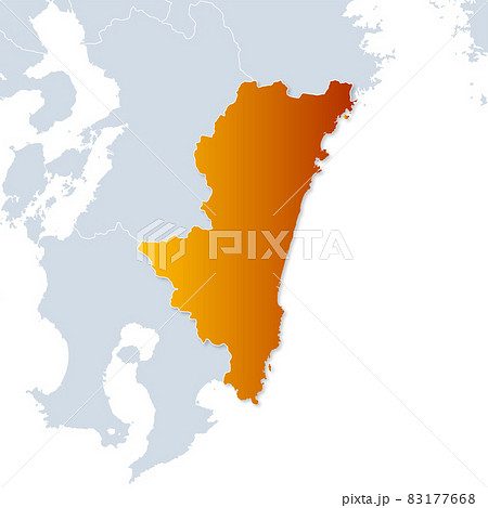 宮崎県地図