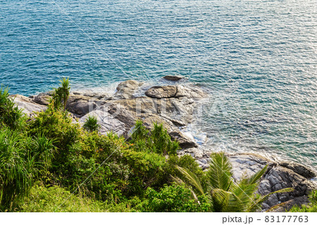 Promthep Cape from Monastery at Phuket, Thailand. 83177763