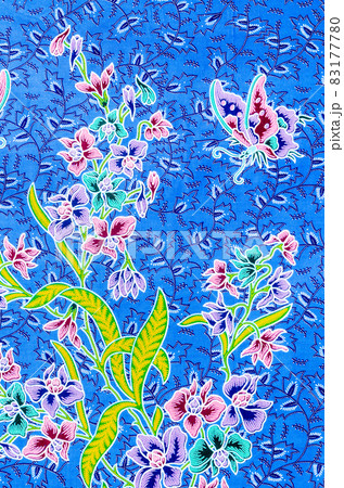 Traditional batik sarong pattern. Traditional batik sarong pattern. 83177780