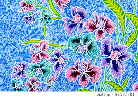 Traditional batik sarong pattern. Traditional batik sarong pattern. 83177781