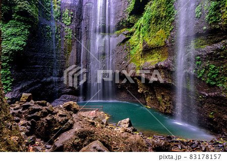 Madakaripura Waterfall (Probolinggo) is the tallest waterfall in deep Forest in East Java, Indonesia. 83178157