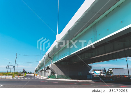 国道254号バイパス工事 下南畑交差点の橋梁 富士見市側　2021.10　c-3 フィルム調 83179268