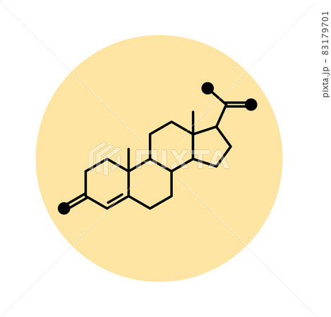 Progesterone chemical formula Progesterone chemical formula 83179701