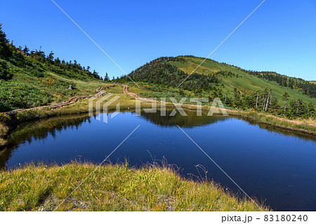 駒ノ大池と会津駒ヶ岳 83180240