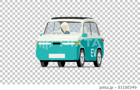 Image illustration of driving an EV electric car Image illustration of driving an EV electric car 83180349
