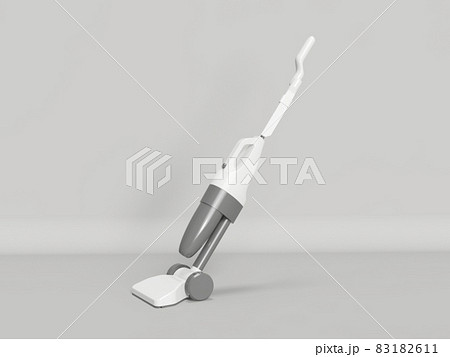 傾いたコードレス掃除機のイラスト素材 1611