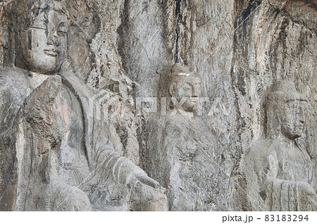 The Longmen Grottoes in Luoyang, Henan province, China The Longmen Grottoes in Luoyang, Henan province, China 83183294