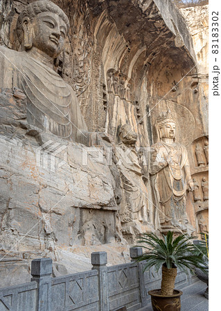 The Longmen Grottoes in Luoyang, Henan province, China 83183302
