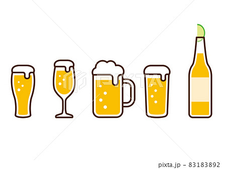 色々なビールグラス 83183892