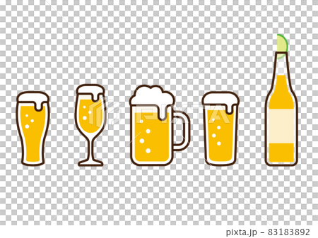 色々なビールグラス 83183892