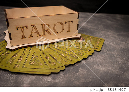 Items for divination. Forecasting, fortune telling, occult concept 83184497