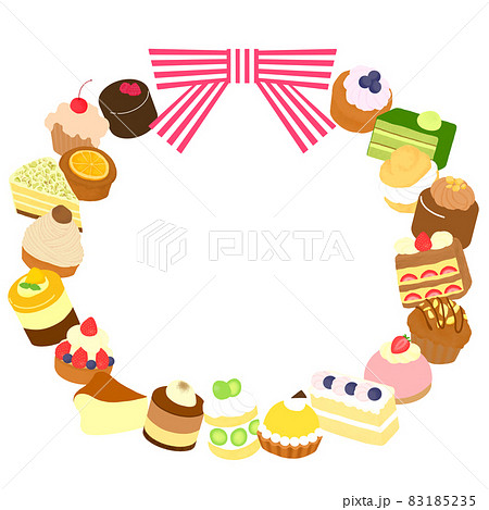 ケーキやタルト　スイーツのリース 83185235