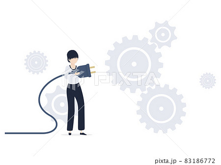 プラグインとアドオンは違うのかな？なイラスト素材 83186772