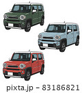 人気軽自動車イラスト 83186821