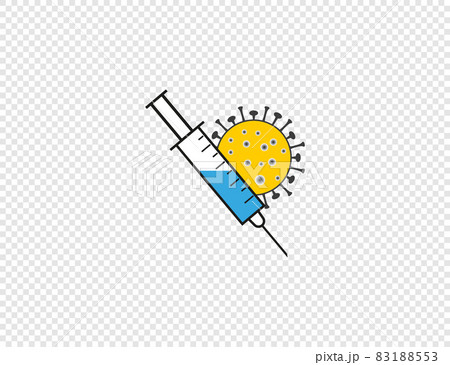 Coronavirus vaccine vector. Covid-19. Vector illustration. Flat. 83188553