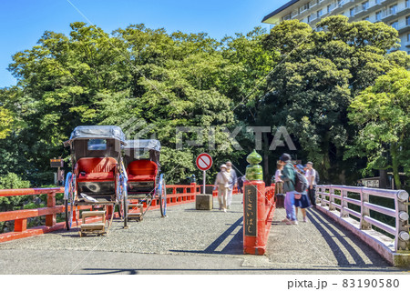 神奈川県箱根湯本　あじさいばし 83190580
