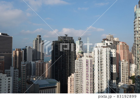 a residential area at mid level hong kong 19 Oct 2021 a residential area at mid level hong kong 19 Oct 2021 83192899