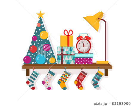 Christmas Shelf with Decoration Toys and Gifts Christmas Shelf with Decoration Toys and Gifts 83193000