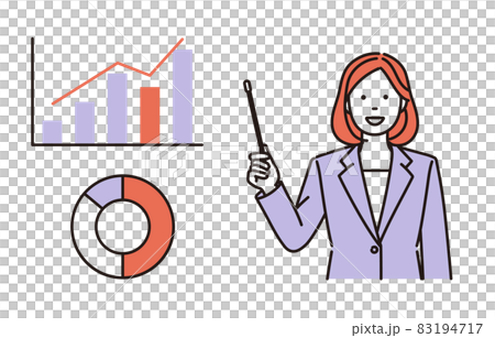 A simple illustration of a business woman... - Stock Illustration ...