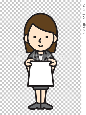 Working person, female office worker, suit, businessman Working person, female office worker, suit, businessman 83194839