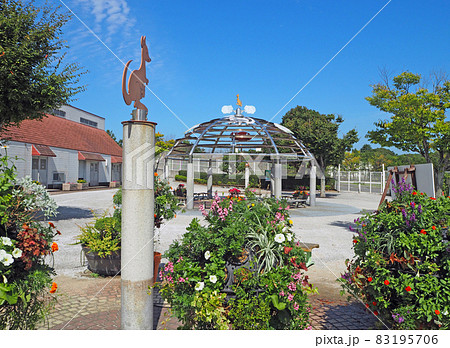 北九州市響灘緑地のグリーンパーク南ゲートの写真素材