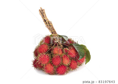 Rambutan isolated on white 83197643