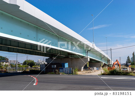 国道254号バイパス工事 下南畑交差点の橋梁 志木市側 2021.10 a-1 国道254号バイパス工事 下南畑交差点の橋梁 志木市側 2021.10 a-1 83198151