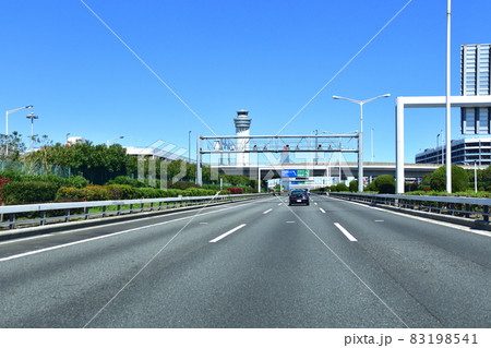 2021年、川崎浮島JCTから大井JCTまでの首都高速湾岸線風景 83198541
