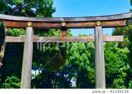 明治神宮の鳥居（東京都渋谷区） 83199158
