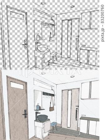 Entrance hall where you can wash your hands as soon as you return 83200760