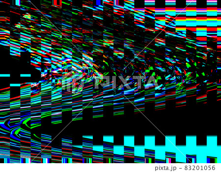 Glitch Psychedelic Background Old Tv Screen Error Digital Pixel