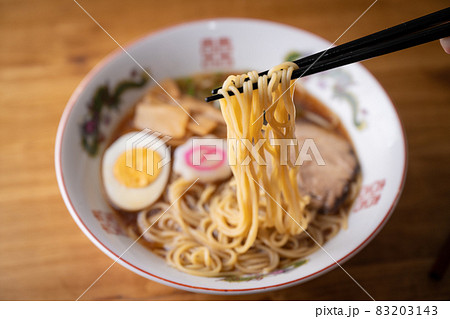 authentic tokyo style shoyu ramen noodle 83203143