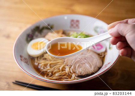 authentic chicken broth tokyo style shoyu ramen noodle 83203144