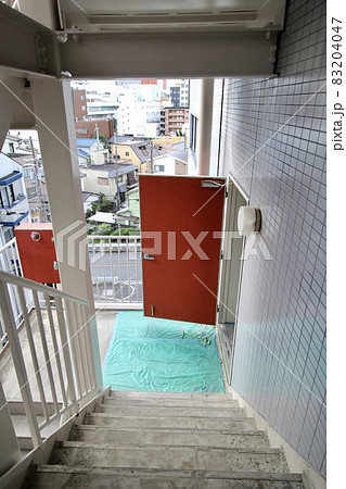 マンション大規模修繕足場工事、居住者から見た大規模修繕足場工事、安全第一、工事内容、住民検査 83204047