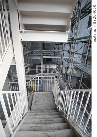 マンション大規模修繕足場工事、居住者から見た大規模修繕足場工事、安全第一、工事内容、住民検査 83204050