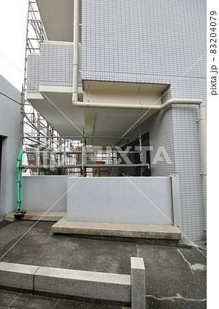 マンション大規模修繕足場工事、居住者から見た大規模修繕足場工事、安全第一、工事内容、住民検査 83204079