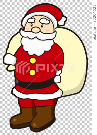 Santa clause full body, line art, hand d...