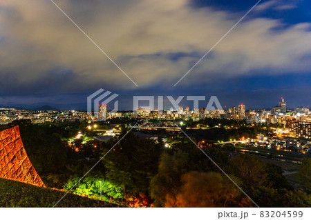 仙台夜景 仙台城跡から眺望 仙台夜景 仙台城跡から眺望 83204599