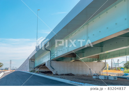 国道254号バイパス工事 下南畑交差点の橋梁 志木市側　2021.10　f-2 ソフトカラー 83204837