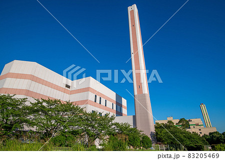 西貝塚環境センター　真夏の風景　宝来運動公園付近　上尾市　 83205469
