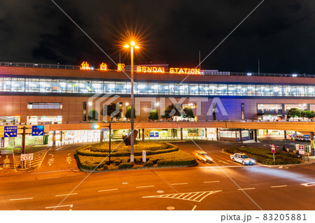 仙台駅　西口　夜景 83205881
