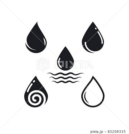water drop icon vector illustration design 83206335