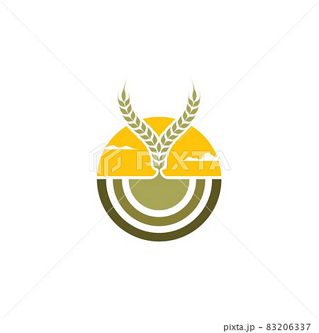 harvest icon vector illustration design template 83206337